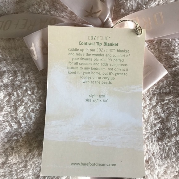 Barefoot Dreams Pale Pink Blanket - Picture 3 of 4